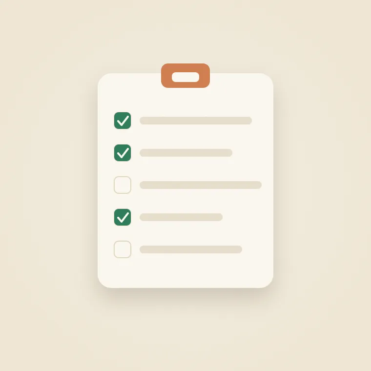 Ilustracja checklisty testu MMPI-2